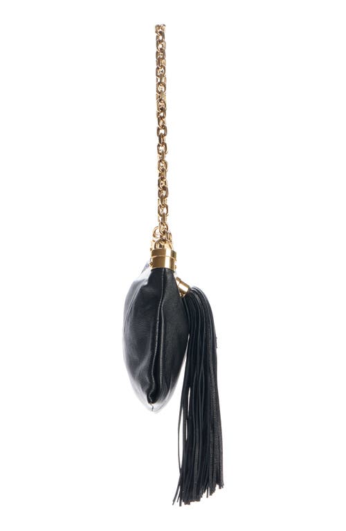 Chloé Small Foulard Hobo Bag In Grained Leather In Black