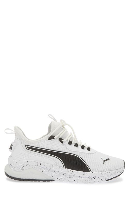 Puma Amplifier Speckle Sneaker In White