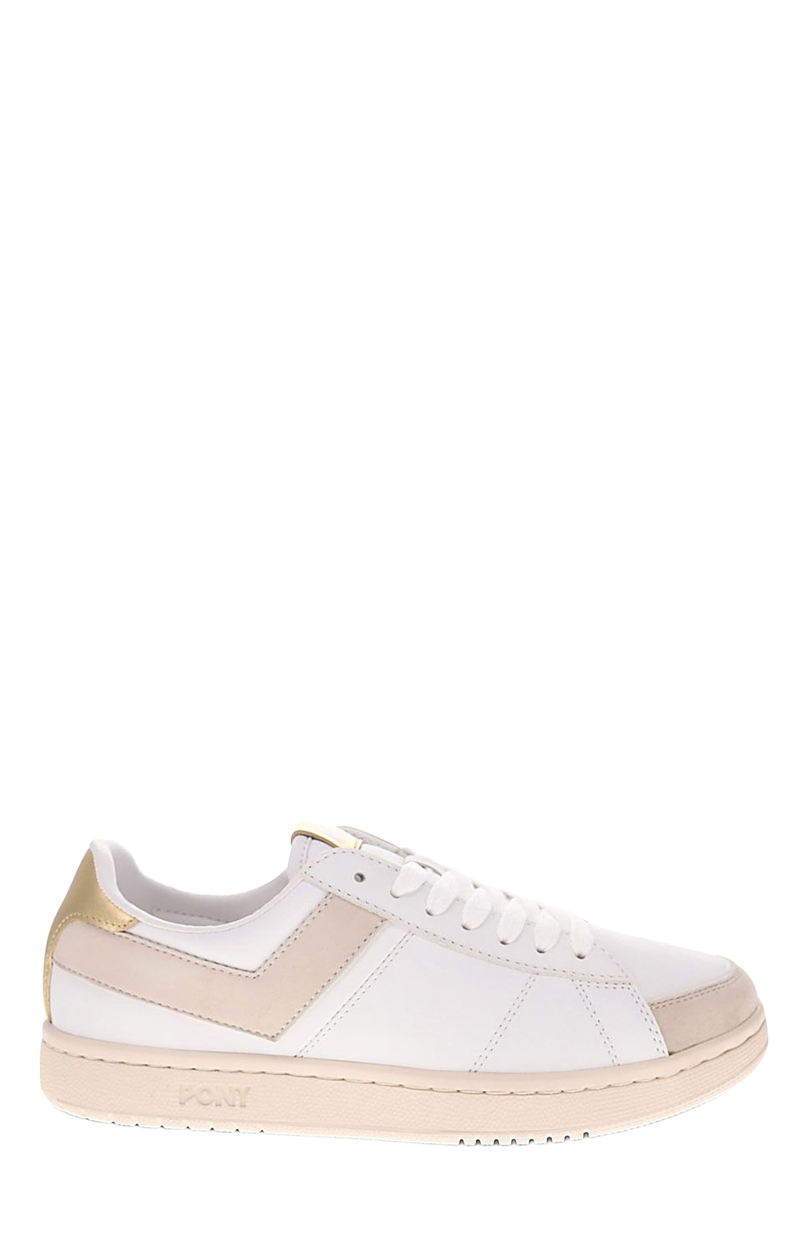 M-Pro Low Metallic Sneakers, Alternate, color, White