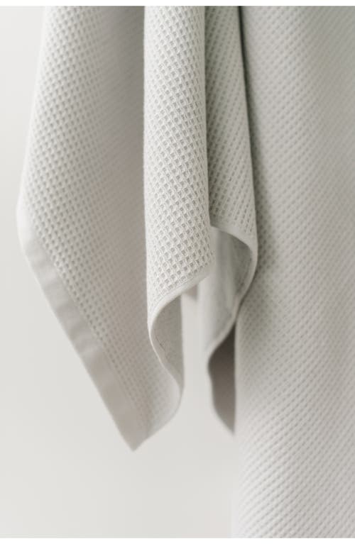 Cozy Earth Waffle Bath Sheet In Gray