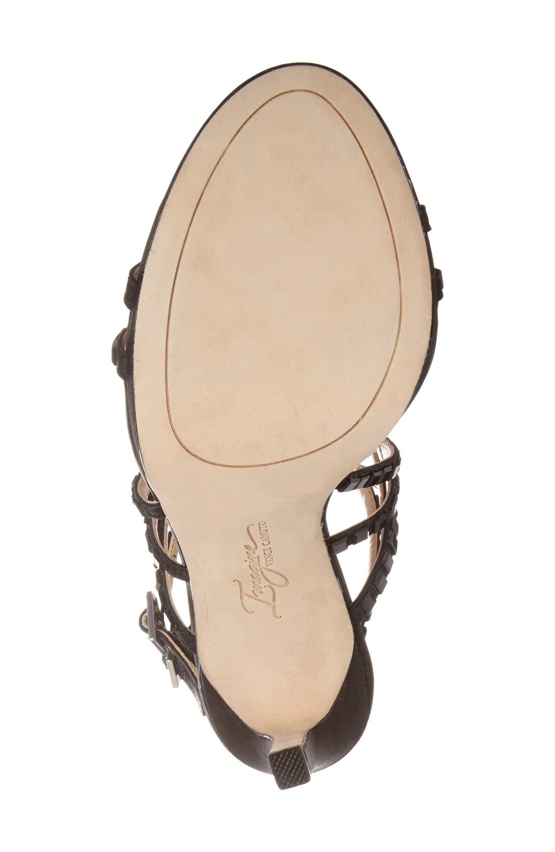 Imagine by Vince Camuto Imagine Vince Camuto 'Gem' Embellished Strappy Sandal, Alternate, color, 