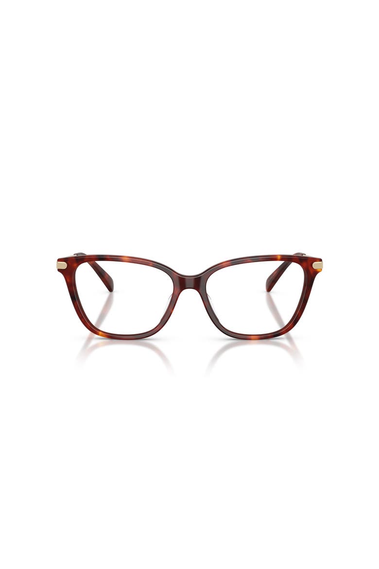 56mm Square optical glasses, Alternate, color, Tortoise