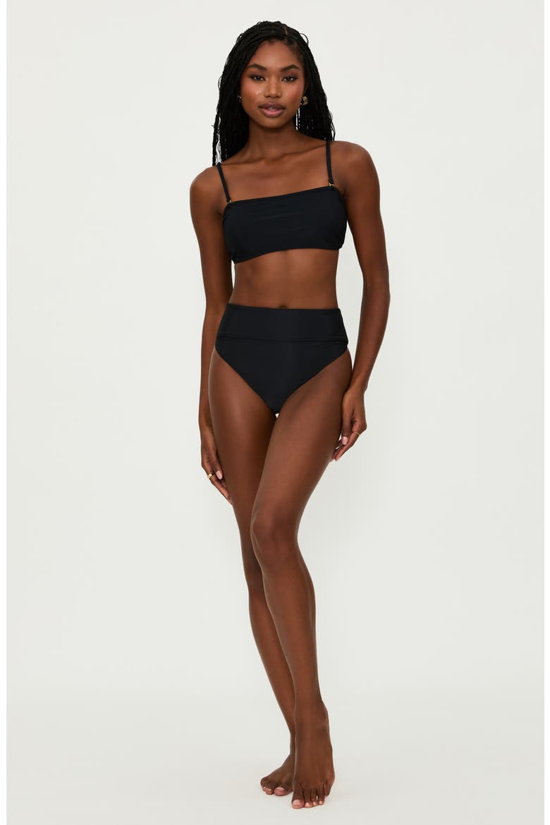 Kelsey Bikini Top, Alternate, color, BLACK