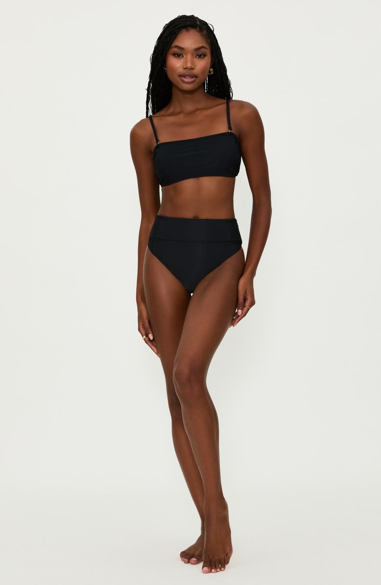 Beach Riot Kelsey Bikini Top, Alternate, color, Black