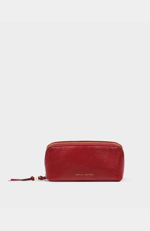 Fold-Out Mirror Make Up Bag