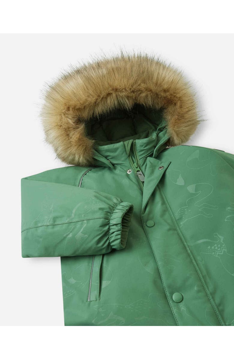 Reima Aapua Reimatec Waterproof Down Snowsuit, Alternate, color, Green Clay