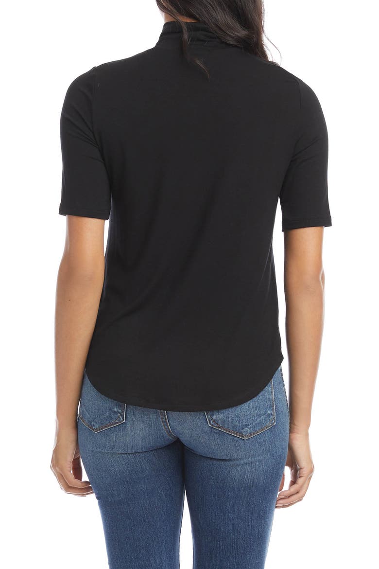Pencil Sleeve Turtleneck, Alternate, color, BLACK