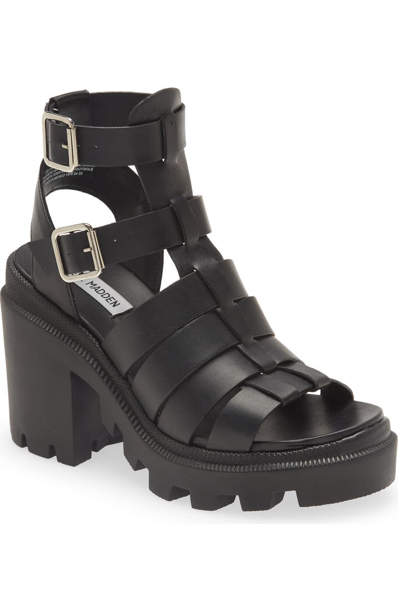 Steve Madden Cosmic Lug Sole Fisherman Sandal, Main, color,