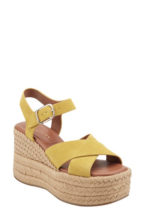 Pasion Espadrille Ankle Strap Platform Wedge Sandal (Women)