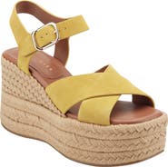 Marc Fisher LTD Pasion Espadrille Ankle Strap Platform Wedge Sandal
