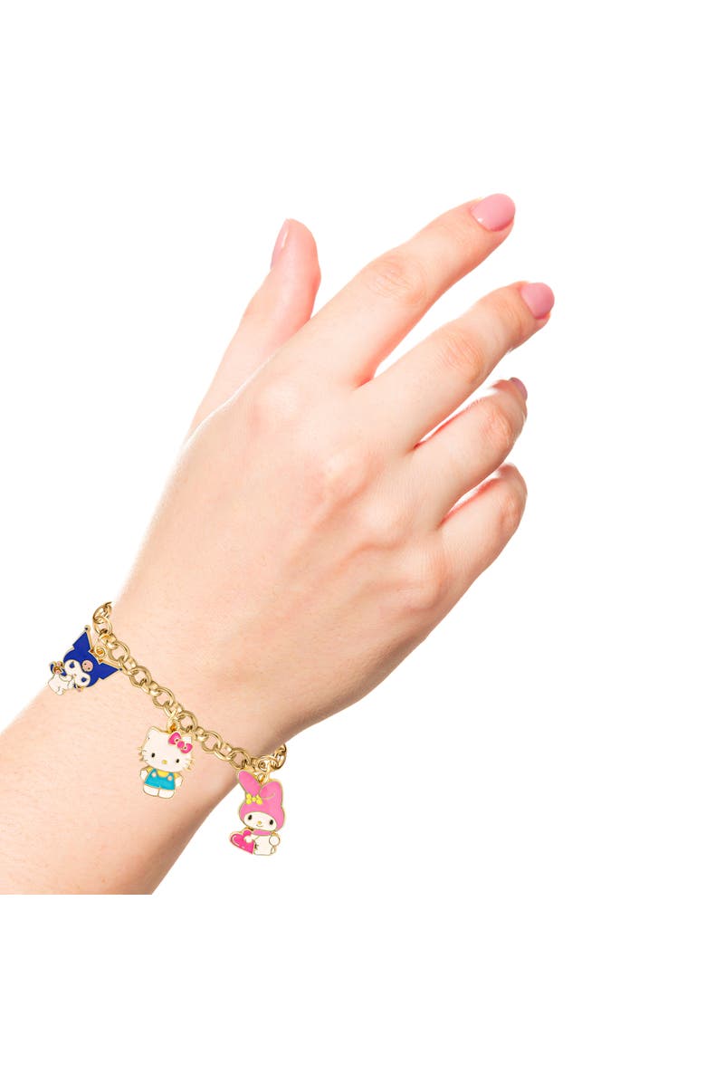 Hello Kitty and Friends Charm Bracelet, Alternate, color, Gold