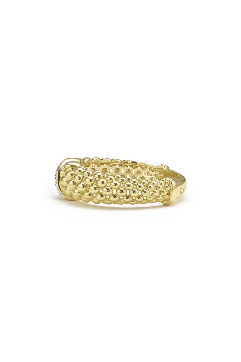 Embrace Pavé Diamond Ring, Alternate, color, GOLD METALLIC