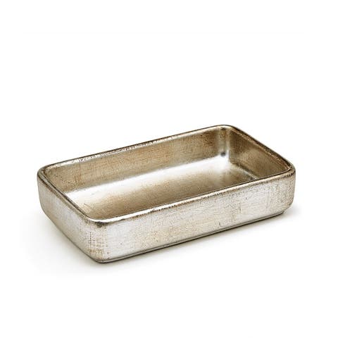 Ava Silver Towel Tray
