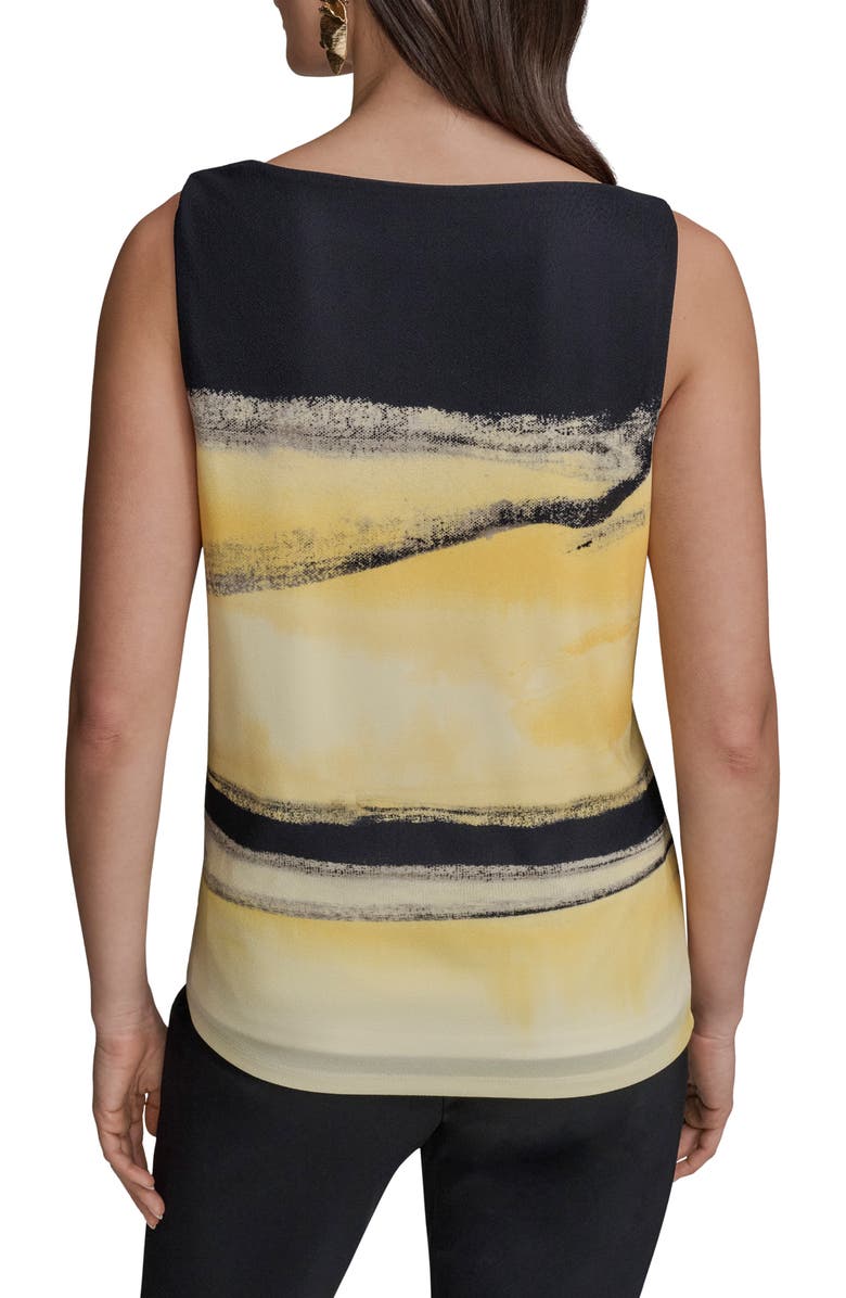 Donna Karan New York Abstract Print Sleeveless Top, Alternate, color, 
