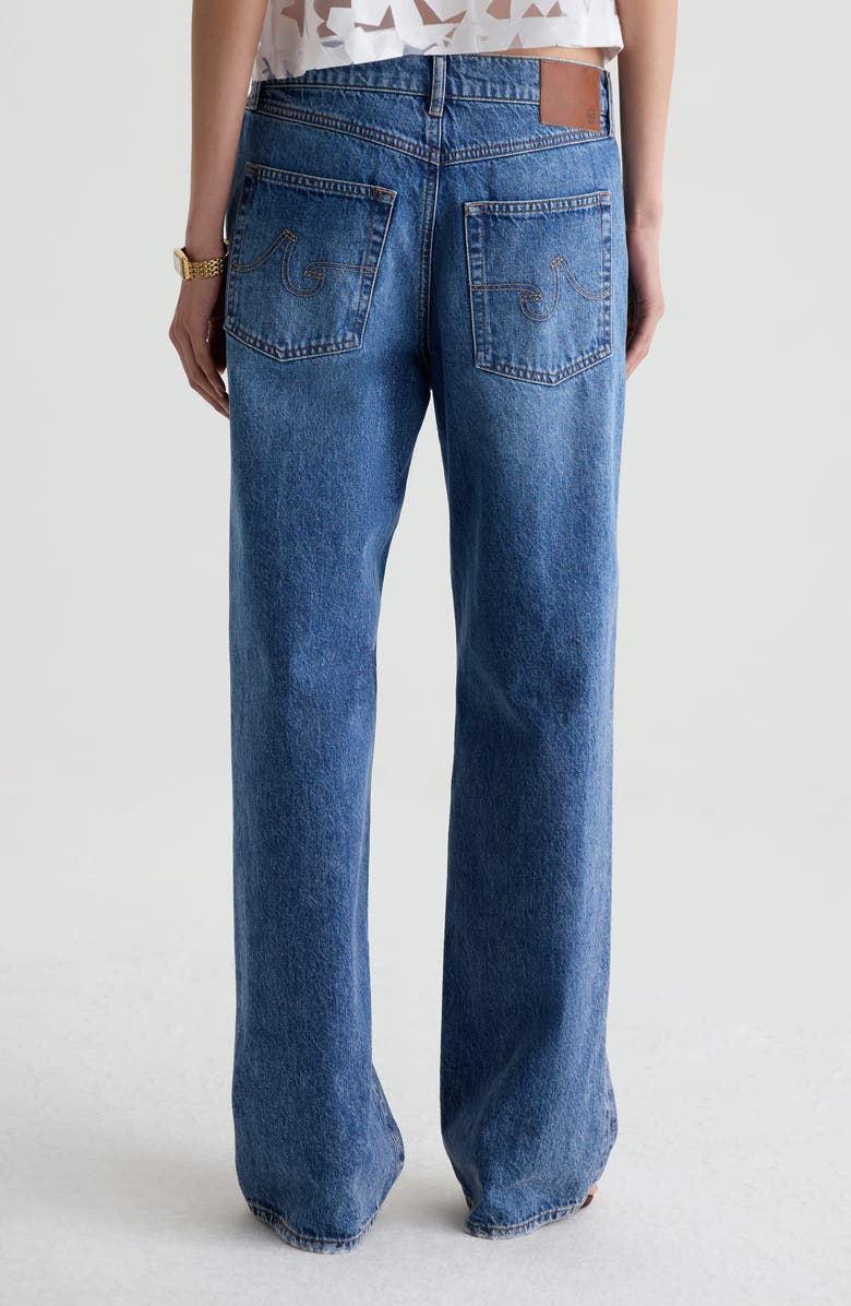 AG Billie High Waist Straight Leg Jeans, Alternate, color, American Riviera