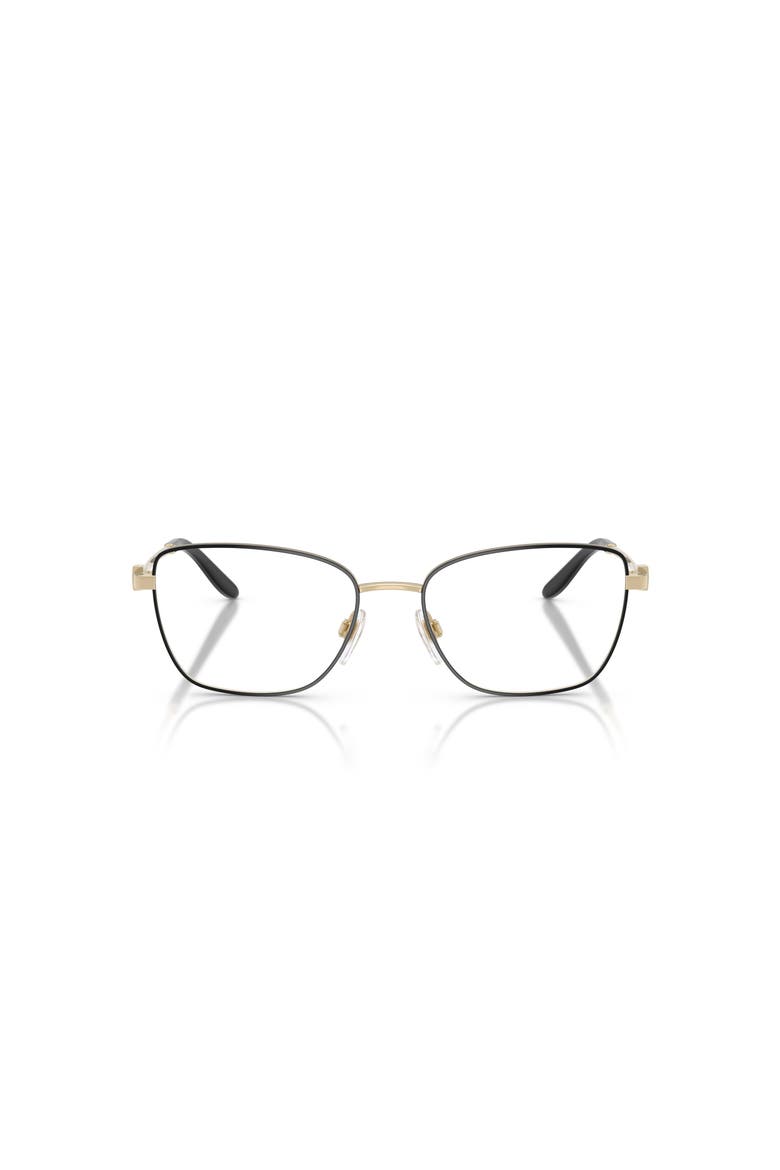 52mm Rectangle optical glasses, Alternate, color, Gold