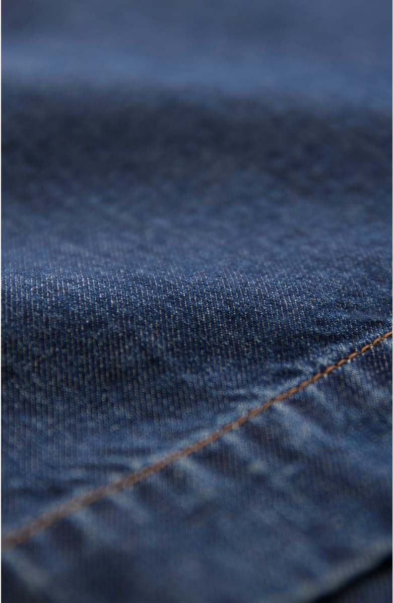 Celtic & Co. Drape Denim Culotte Pants, Alternate, color, Indigo Mid Wash