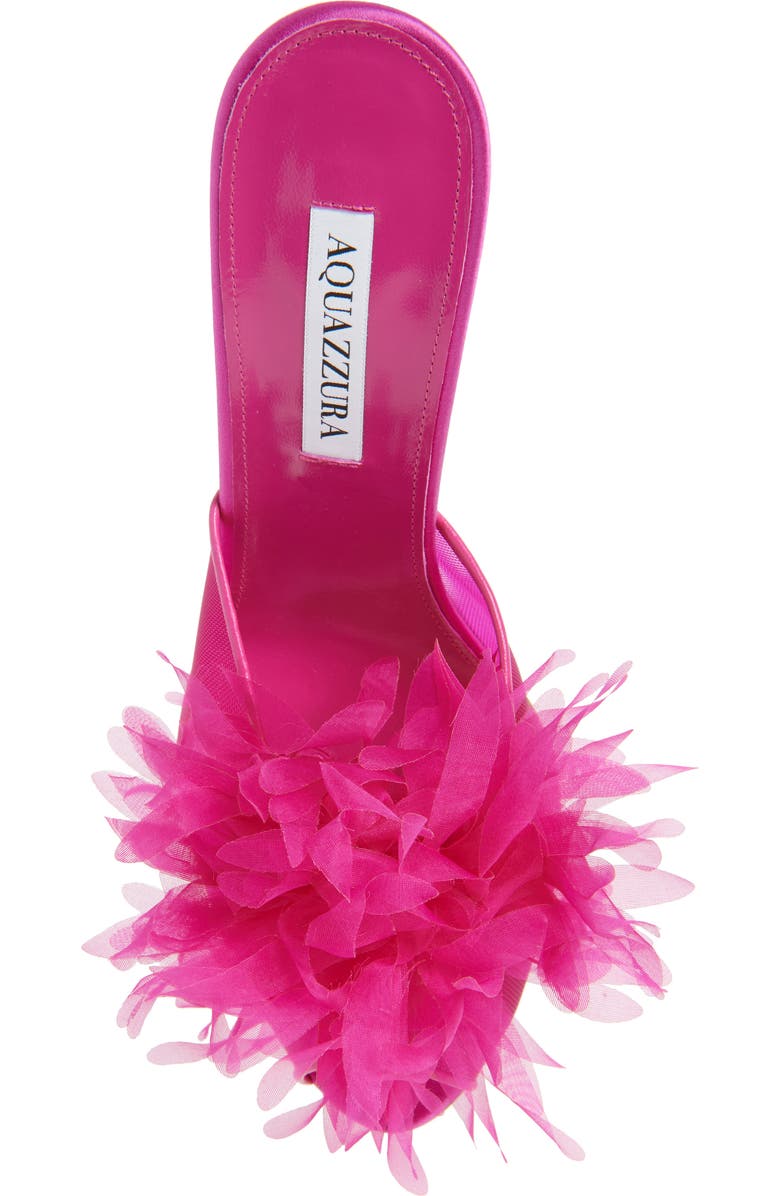 Aquazzura Pome Slide Sandal, Alternate, color, Azalea Pink