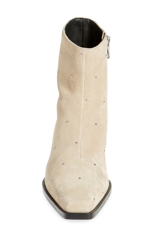 Rag & Bone Joni Studded Suede Ankle Boots In Lightsands