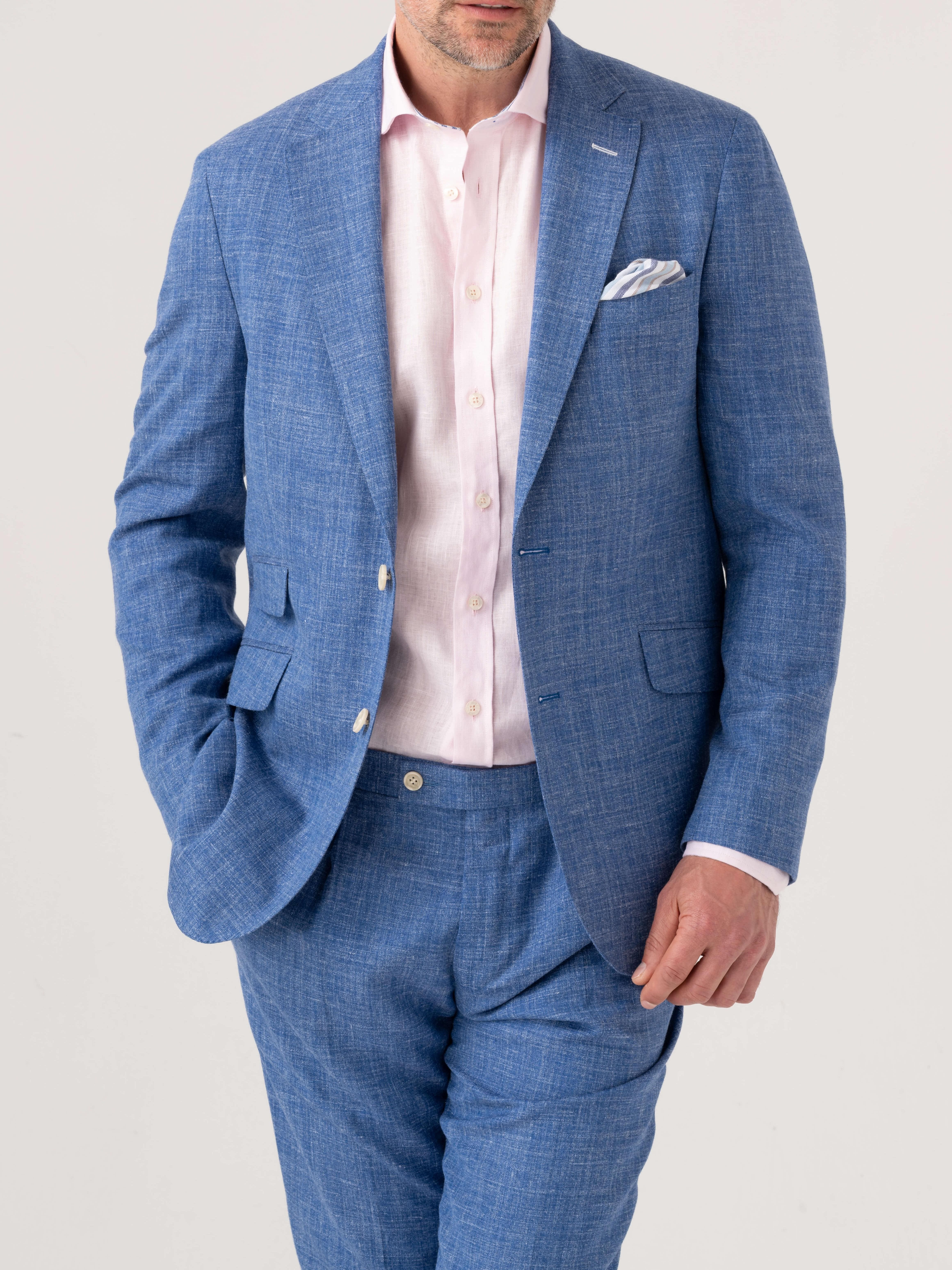 Linen Blend Blazer - image 3