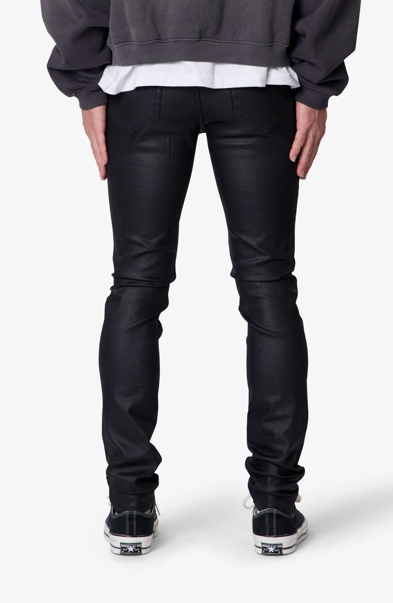mnml Skinny Waxed Jeans, Alternate, color, 