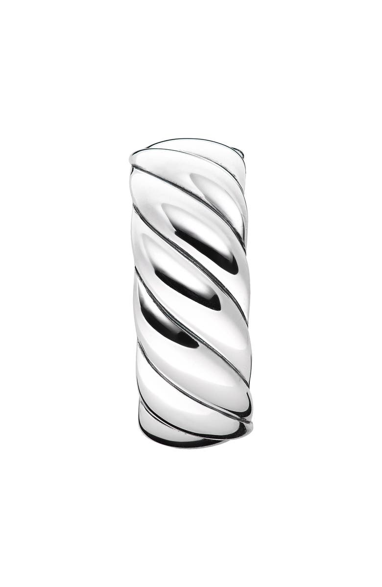 David Yurman Sculpted Cable Contour Band Ring, Alternate, color, 