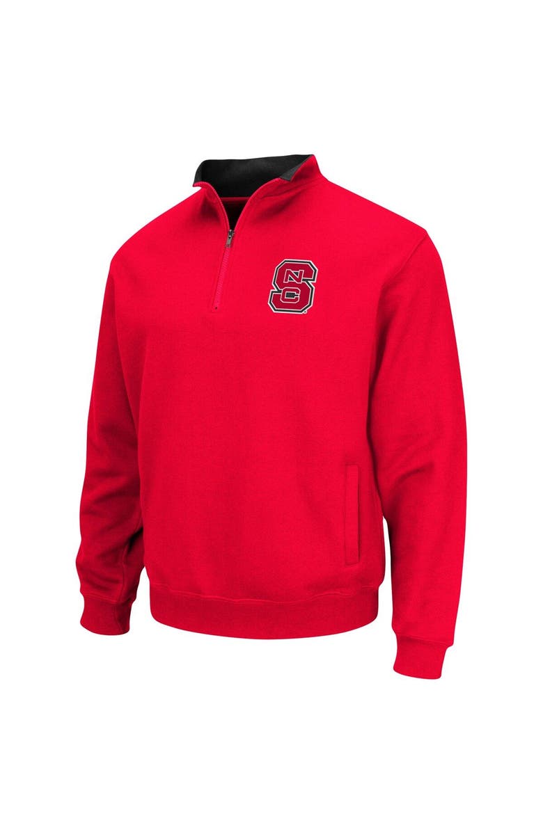 COLOSSEUM Men's Colosseum Red NC State Wolfpack Tortugas Quarter-Zip Sweatshirt, Alternate, color, Red