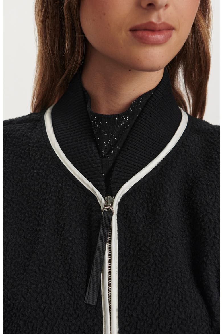 Hansley Fleece Jacket, Alternate, color, BLACK