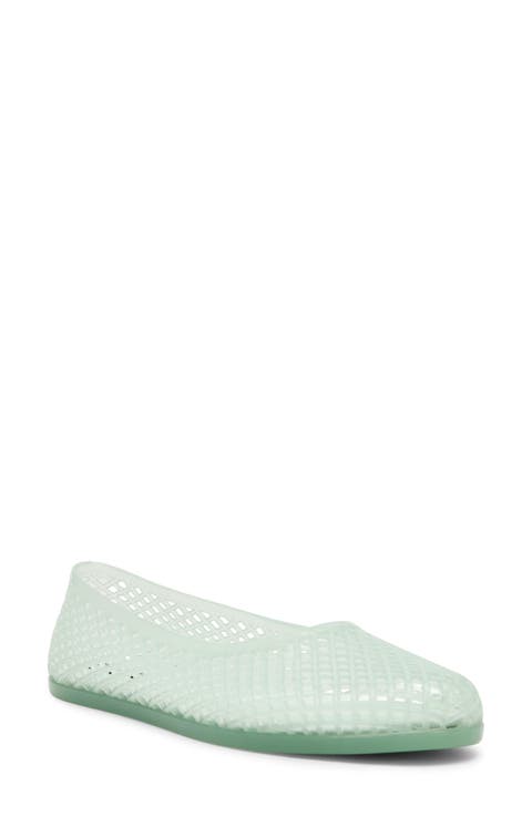 Gyzmo Perforated Jelly Flat (Women)