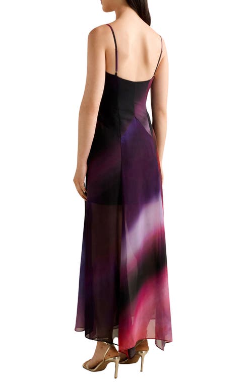 Ever New Honey Sheer Maxi Cocktail Dress In Multi
