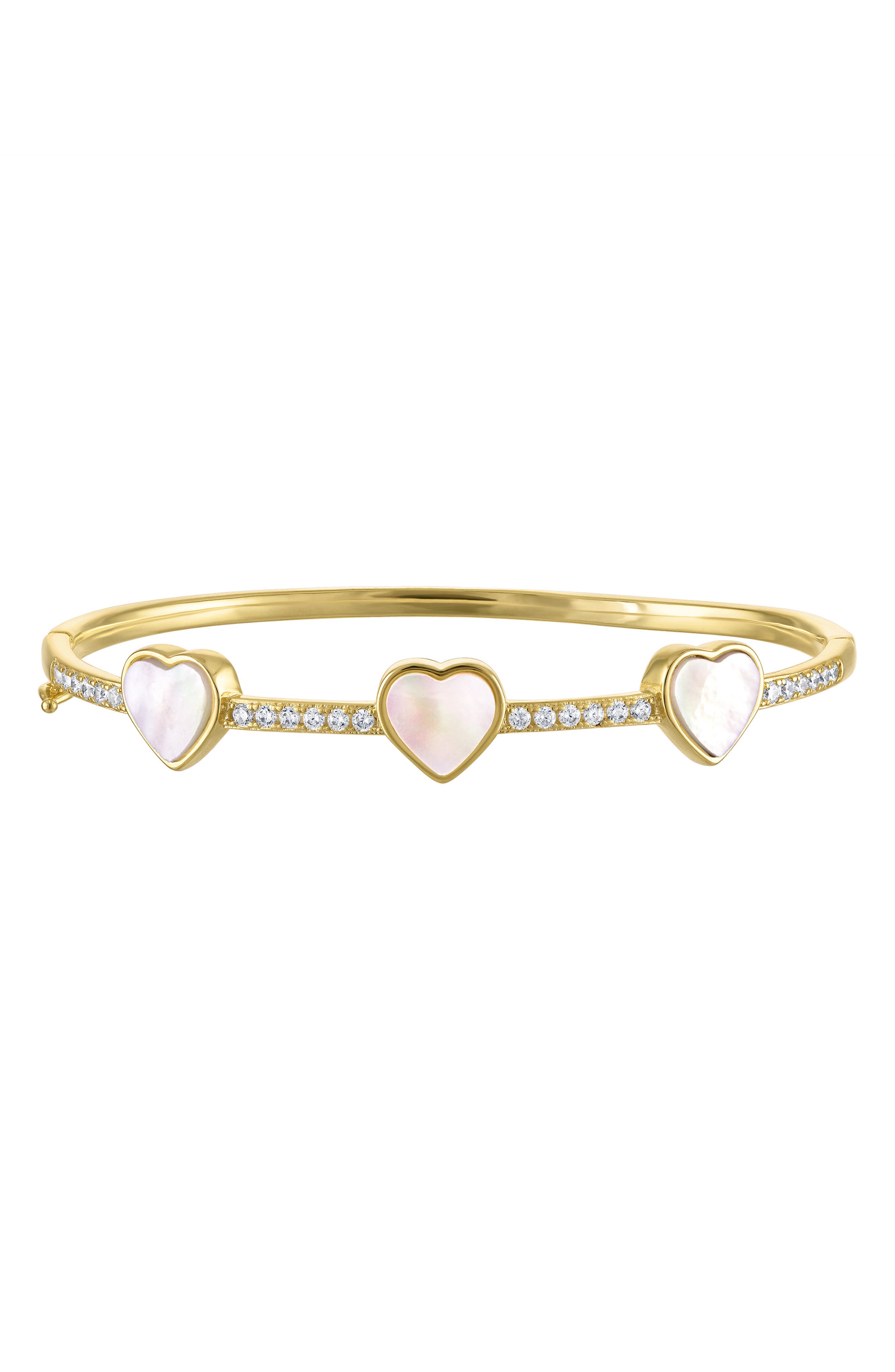 FZN Kids' Cubic Zirconia Heart Bracelet