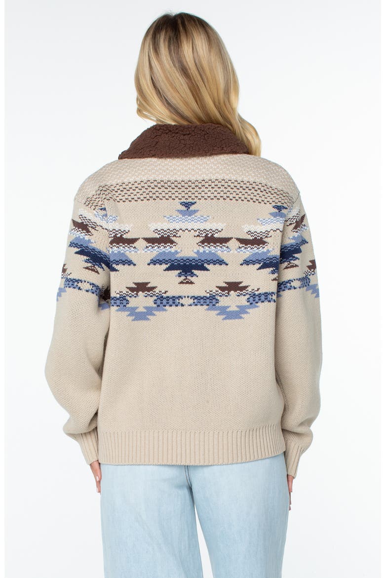 Wildwood Zip Sweater, Alternate, color, DOESKIN