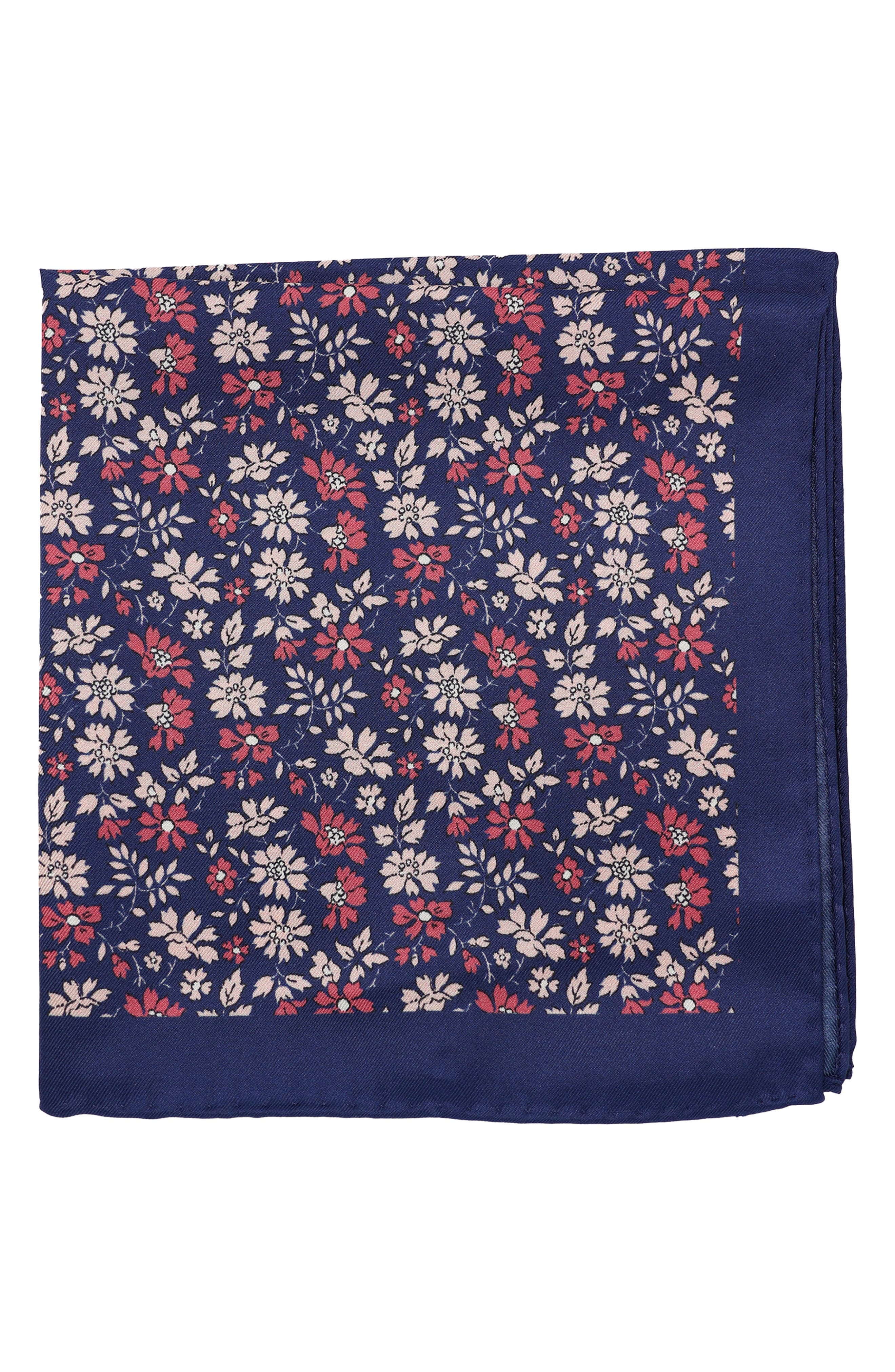 Ben Sherman Floral Pocket Square