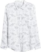 Rails Charli Linen Blend Button-Up Shirt