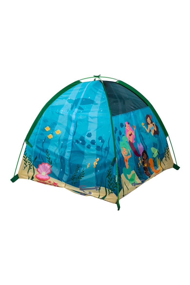 Mermaid Play Tent, Alternate, color, BLUE