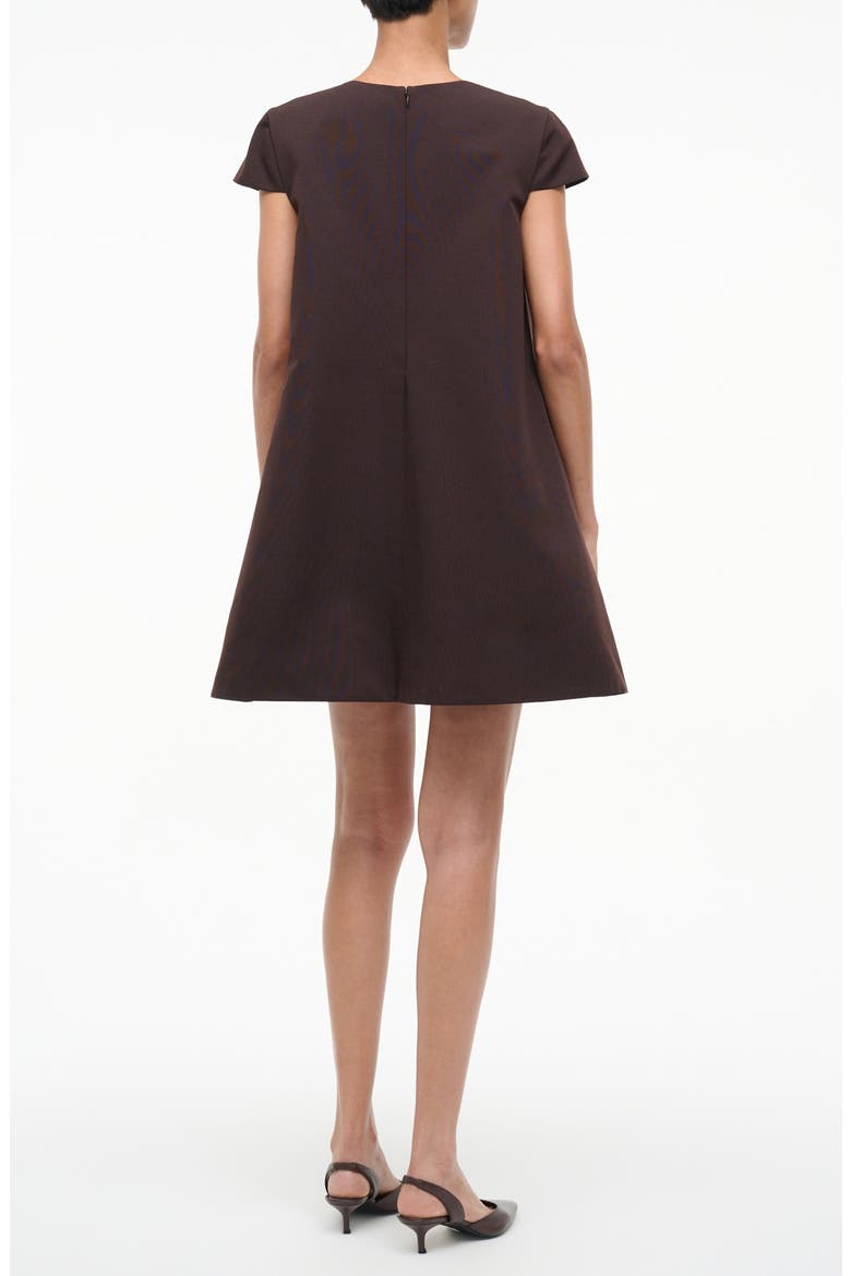 Mia Cotton Blend Minidress, Alternate, color, EARTH