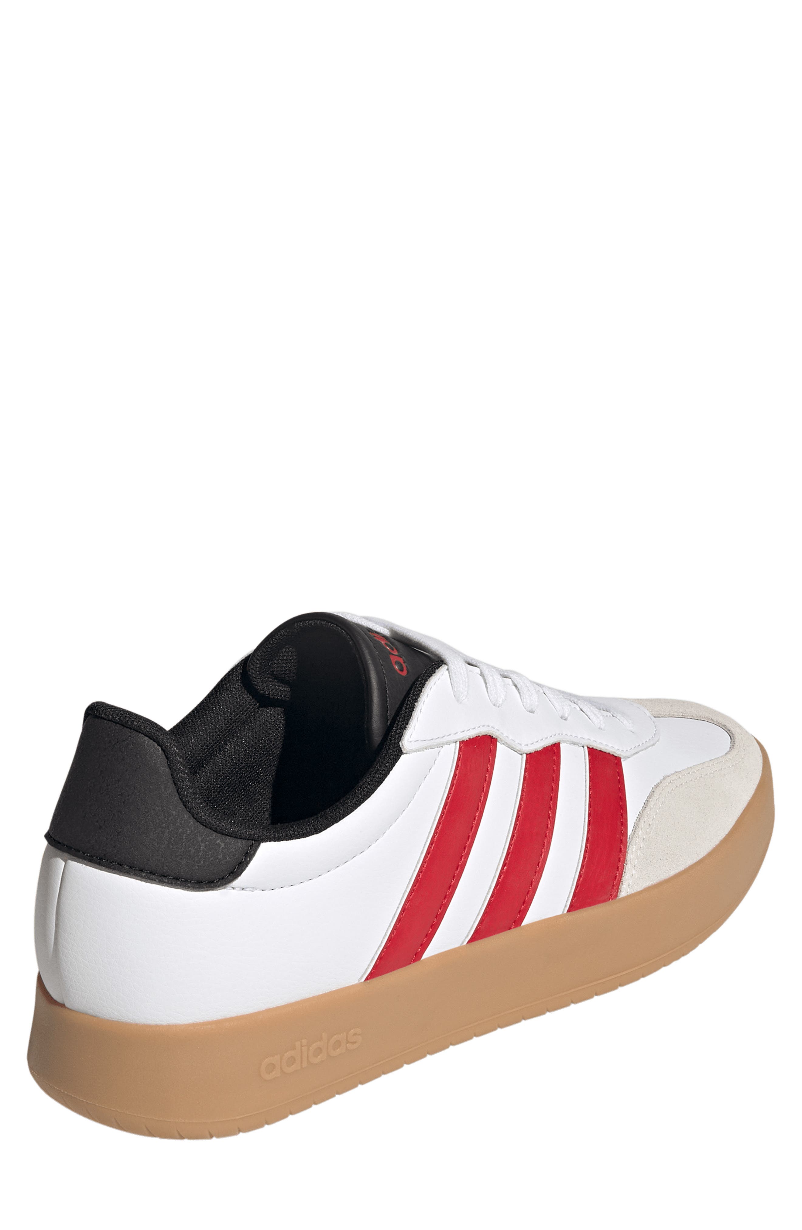 adidas Barreda Sneaker, Alternate, color, White/ Scarlet/ Core Black