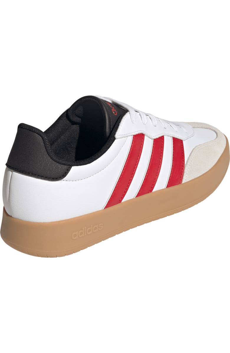 adidas Barreda Sneaker, Alternate, color, White/ Scarlet/ Core Black