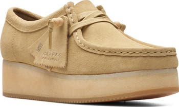 Clarks wallabee platform on sale