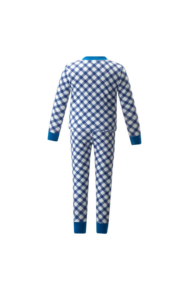 Rachel Riley Check Jersey Pajamas, Alternate, color, 
