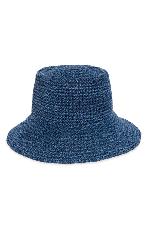 Lantern Packable Straw Bucket Hat
