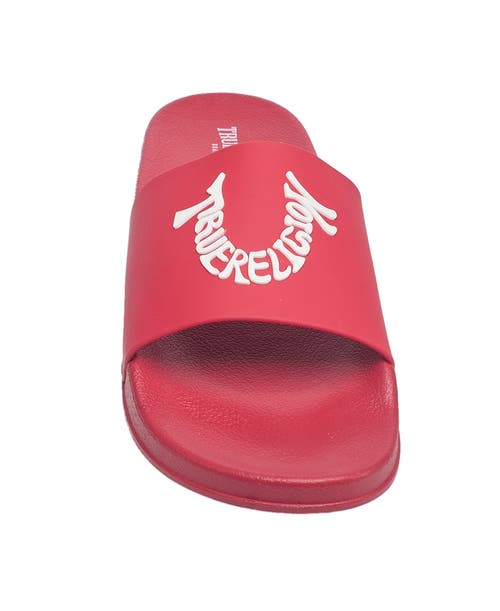 True Religion Ti Logo Slide In Red