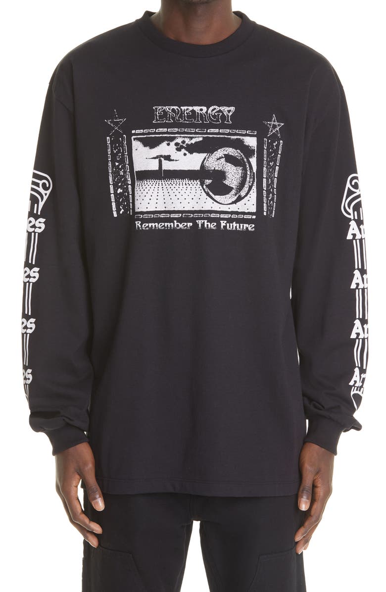 Aries Energy Graphic Long Sleeve Tee, Main, color, 