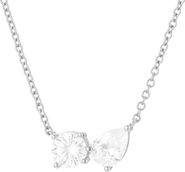 Untamed Petals Eternity Crystal Necklace