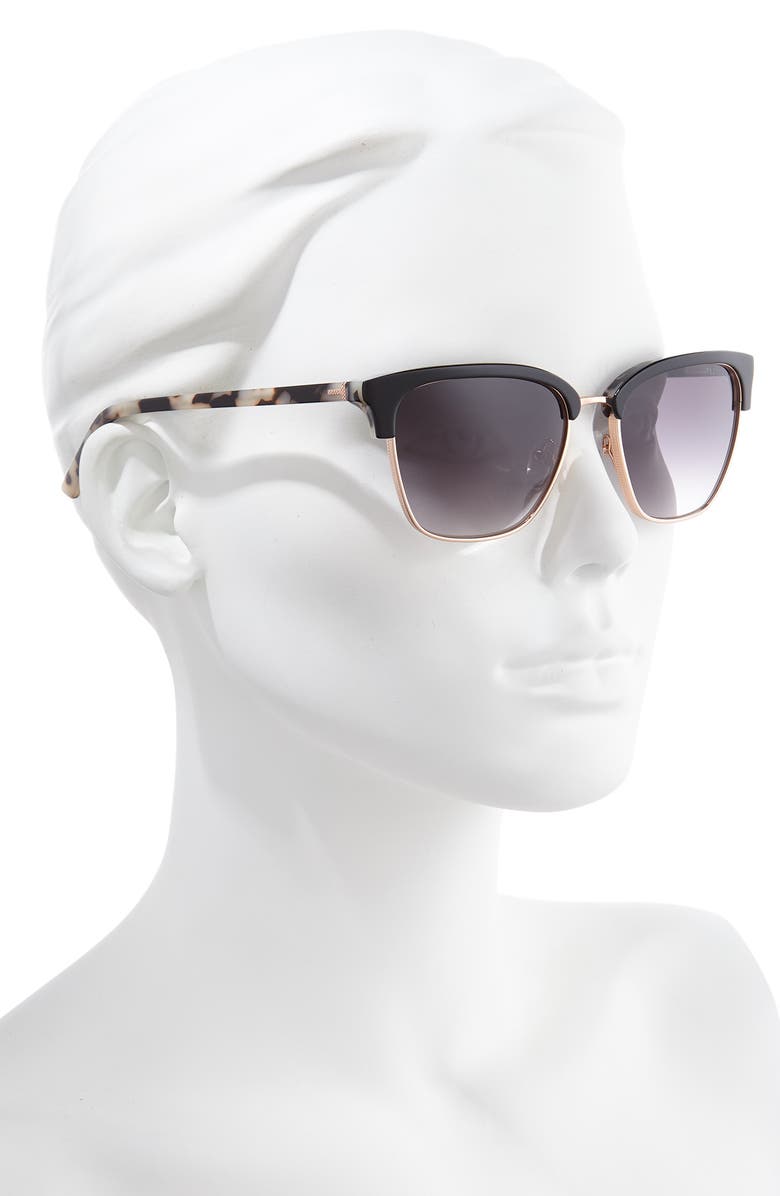 Ted Baker London 54mm Gradient Sunglasses, Alternate, color,