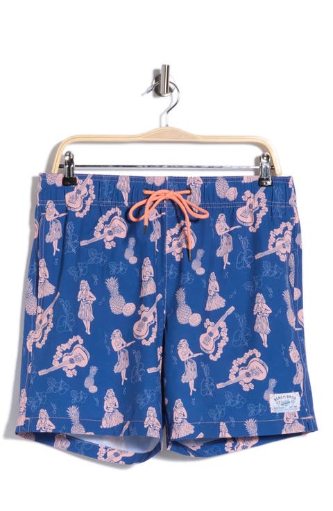 Aloha Guitar Swim Trunks