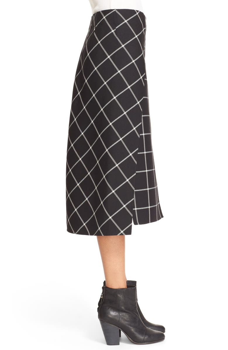 rag & bone 'Sabina' Plaid Midi Skirt, Alternate, color, 