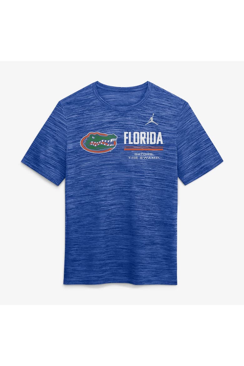 Men's Jordan Brand Royal Florida Gators Sideline Velocity Dri-FIT T-Shirt, Alternate, color, Royal