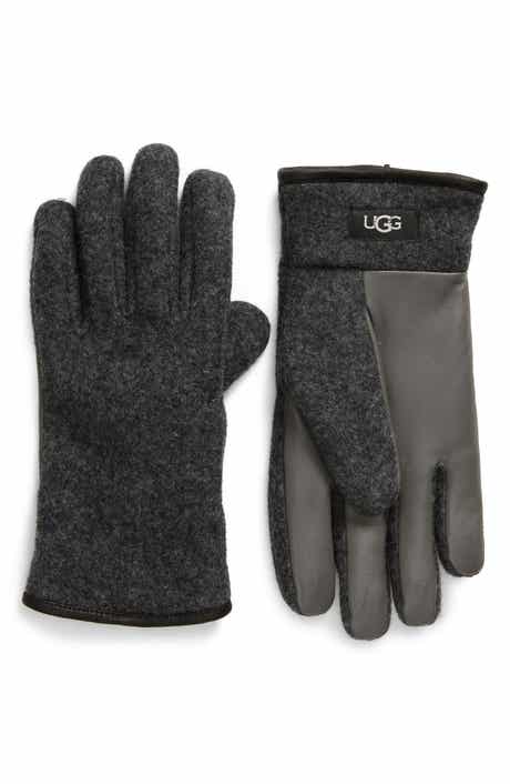 Tech Leather Paneled Gloves