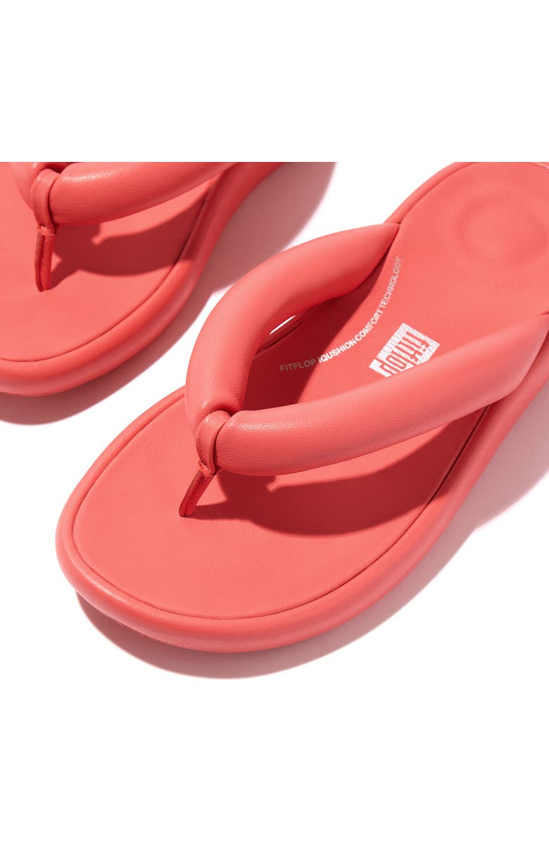 FitFlop iQushion D-Luxe Flip Flop, Alternate, color, Rosy Coral